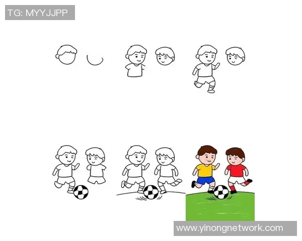 足球明星在绿茵场上挥洒汗水的简笔画创作指南